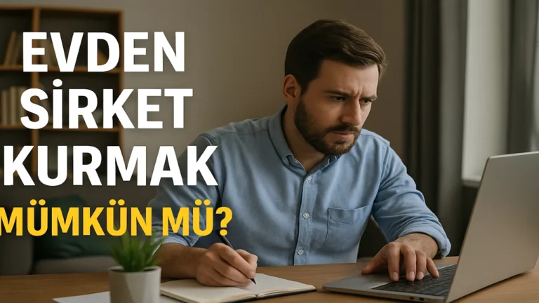 evden şirket kurmak
