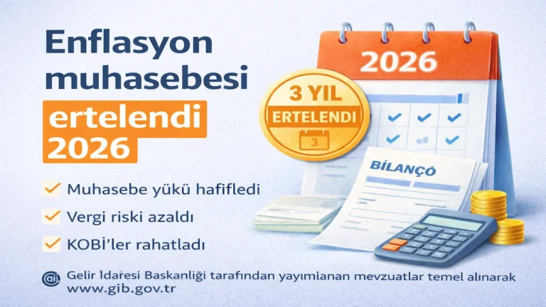 enflasyon muhasebesi ertelendi