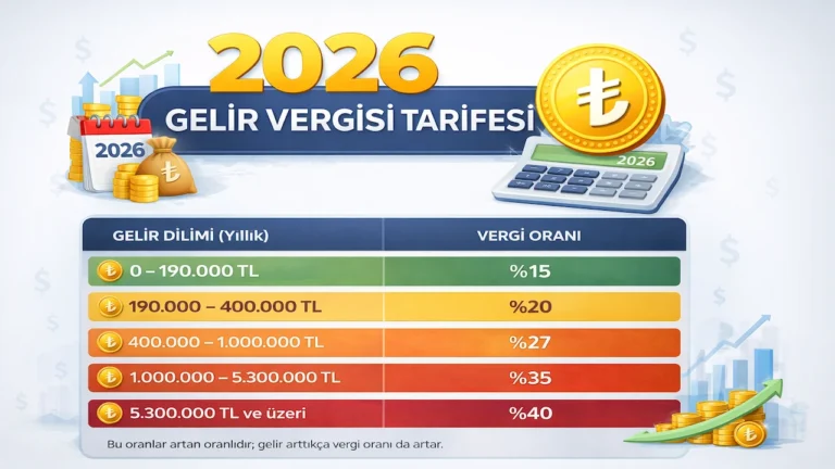 güncel gelir vergisi tarifesi