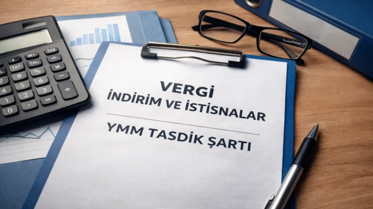 vergi indirim ve istisnaları ymm tasdik
