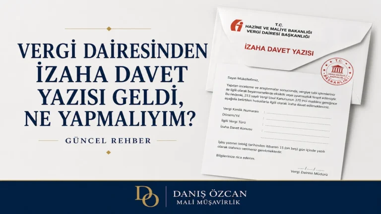 Vergi Dairesinden İzaha Davet Yazısı Geldi, Ne Yapmalıyım