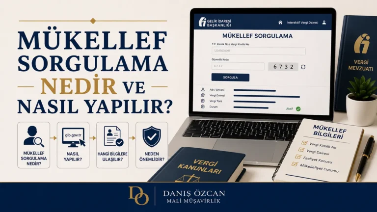 Mükellef Sorgulama Nedir ve Nasıl Yapılır?